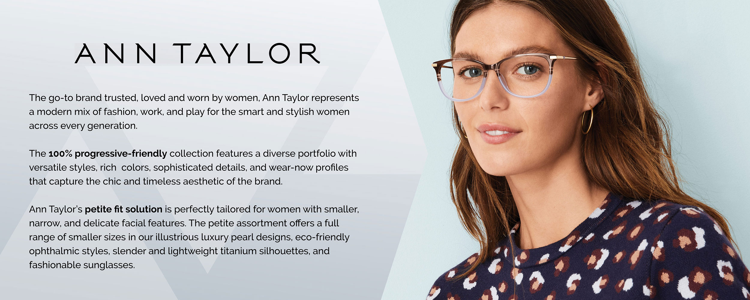 Ann Taylor Womens AT211 Eyeglasses 
